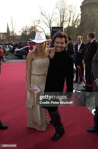 Thomas Anders , Freundin, Lebensgefährtin;Claudia Hess, Gala "Stars unterm;Regenbogen", Rosengarten in Mannheim,