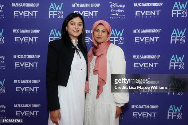 Ayesha Farooq attends the Australian Womens Film Festival 2023 on November 21, 2023 in Sydney, Australia.