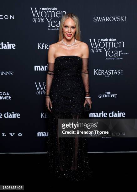 Rebecca Vallance attends the Marie Claire Women of the Year Awards 2023 at Museum of Contemporary Art on November 21, 2023 in Sydney, Australia.