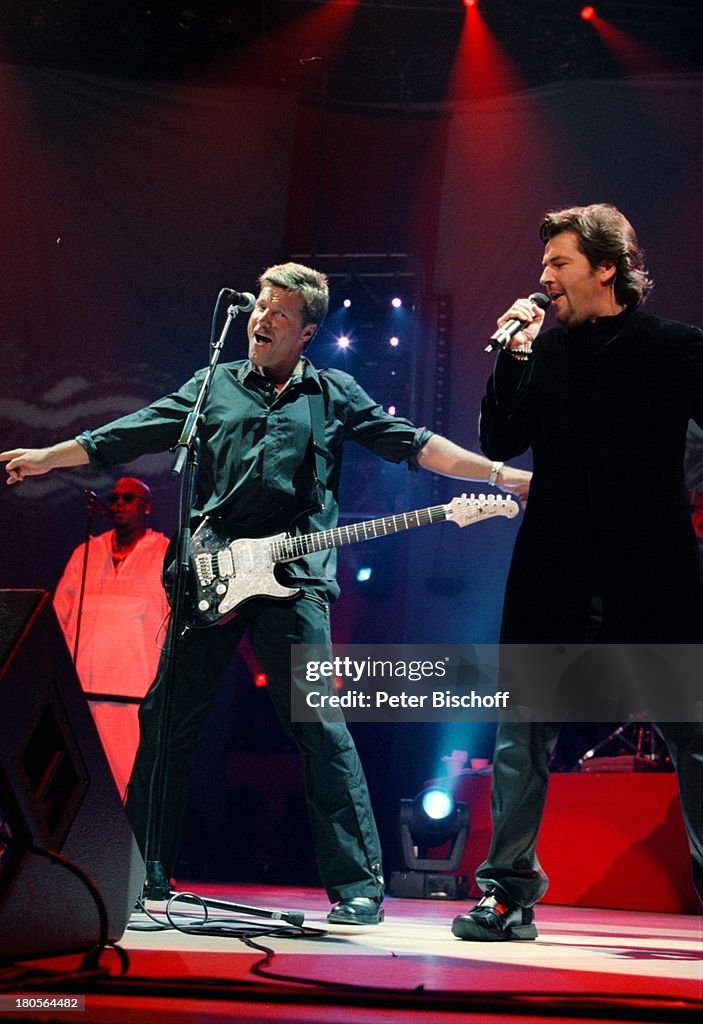 Dieter Bohlen (li.), Thomas Anders, 'Modern;Talking', Premiere W