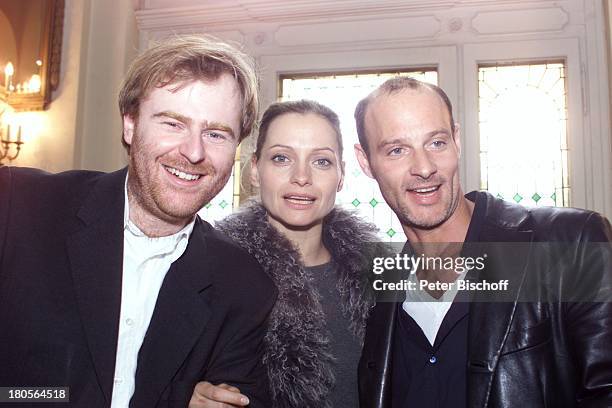 Stephan Wagner , Catherine Flemming;Simon Licht , "Berlinale-Brunch";des "Verbandes Deutscher;Schauspieler-Agenturen e.V.", Berlin,;"Theater des...
