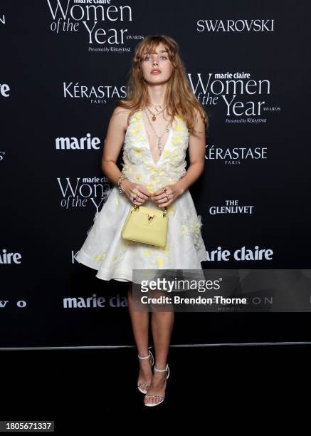 Tegan Croft attends the Marie Claire Women of the Year Awards 2023 at Museum of Contemporary Art on November 21, 2023 in Sydney, Australia.