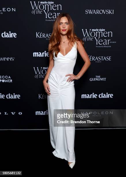 Courtney Clarke attends the Marie Claire Women of the Year Awards 2023 at Museum of Contemporary Art on November 21, 2023 in Sydney, Australia.