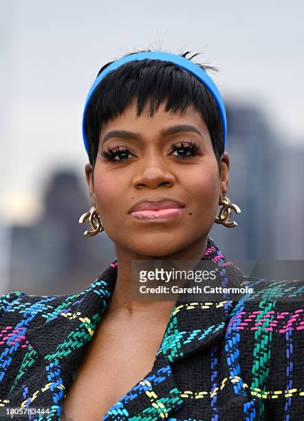 Fantasia Barrino attends "The Color Purple" Photocall at IET Building: Savoy Place on November 21, 2023 in London, England.