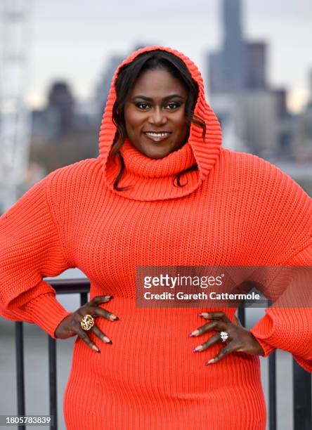 Danielle Brooks attends "The Color Purple" Photocall at IET Building: Savoy Place on November 21, 2023 in London, England.
