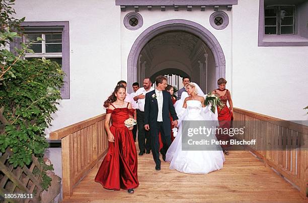 Alexandra Hofmann, Ehemann Dietmar Geiger, Hochzeit von Alexandra Hofmann , Kirche St.Martin/Meßkirch/Bayern, heiraten, Ehefrau, Frau, Mann,...