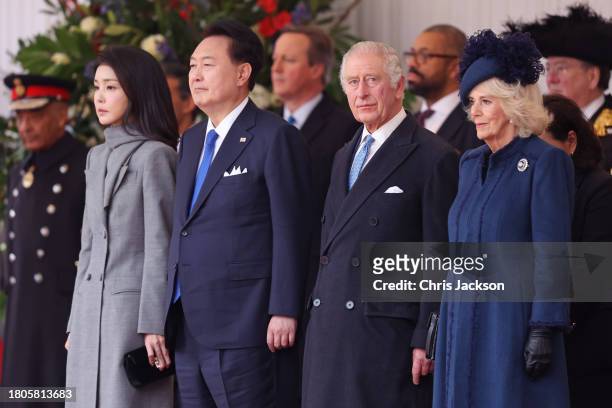 First Lady of South Korea, Kim Keon-hee, President of South Korea, Yoon Suk Yeol, Former Prime Minister and Secretary of State for Foreign,...