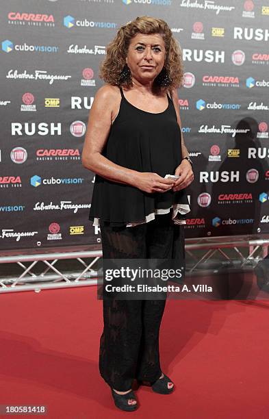 Matilde Bernabei attends the 'Rush' premiere at Auditorium della Conciliazione on September 14, 2013 in Rome, Italy.