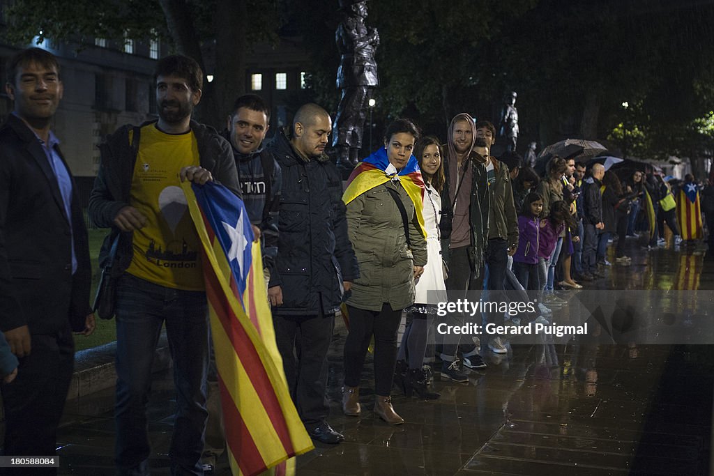 Demonstration to claim Catalonia Independence