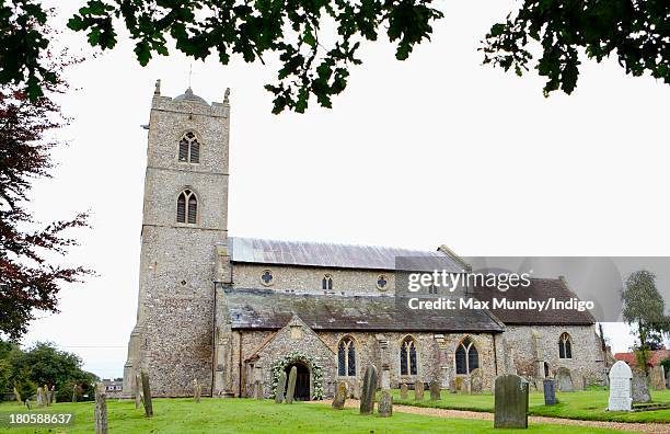 The Parish Church of St. Nicholas in Gayton on September 14, 2013 near King's Lynn, England.