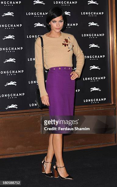Leigh Lezark attends the grand opening party of Longchamp Regent Street at Longchamp on September 14, 2013 in London, England.
