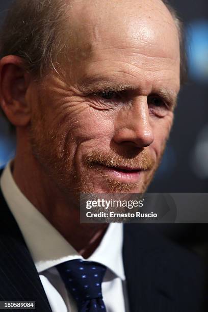 Director Ron Howard attends the "Rush" Premiere at Auditorium della Conciliazione on September 14, 2013 in Rome, Italy.