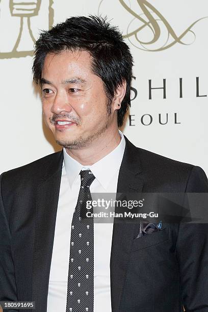 Japanese actor Noboru Takachi attends the wedding of Bae Soo-Bin at The Shilla Hotel on September 14, 2013 in Seoul, South Korea.