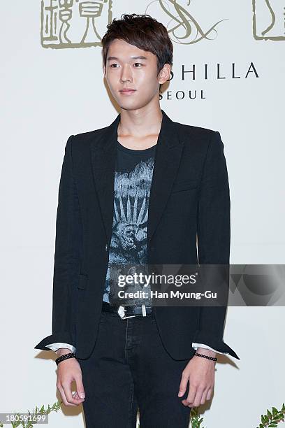South Korean actor Yeon Jun-Suk attends the wedding of Bae Soo-Bin at The Shilla Hotel on September 14, 2013 in Seoul, South Korea.