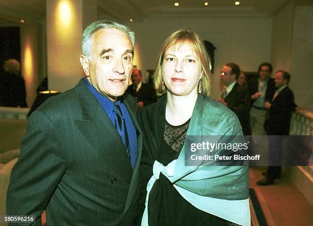 Michael Degen, Lebensgefährtin Susanne Sturm, Nominierung zum "Deutschen Filmpreis 2002", Hotel "Adlon", Berlin, Freundin,