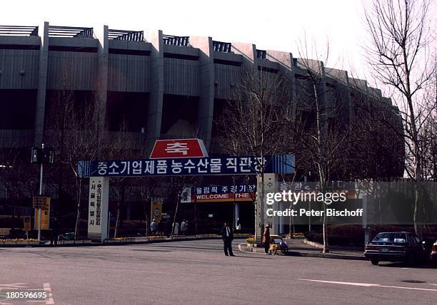 Olympia-Stadion in Korea/Seoul/Asien, WM-Stadion, Fußball-Stadion, Sportstaette, Reise,