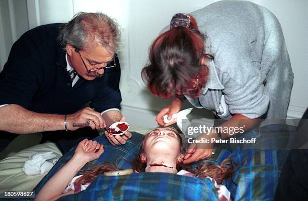 Anna Moltschanowa , Maskenbildner Hasso von;Hugo , Susanna Bergner, SAT.1-Thriller "Die;Russen-Huren; Visum in den Tod",