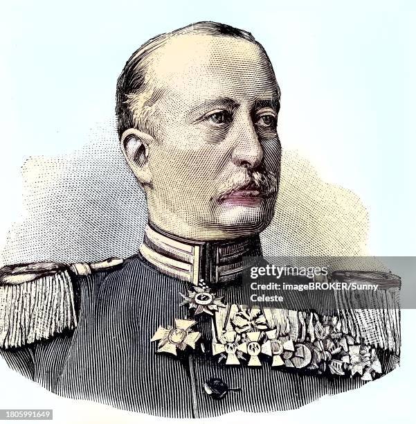 stockillustraties, clipart, cartoons en iconen met german military in the franco-prussian war 1870, 1871, chief staff surgeon md schubert, germany, reproduction of a woodcut from 1882, digitally improved, military people of deutschland in the franco-prussian war 1870, chief staff surgeon md schubert - deutschland