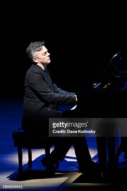 Nico Muhly performs onstage at Lincoln Center's Fall Gala honoring James G. Dinan at David Geffen Hall on November 20, 2023 in New York City.