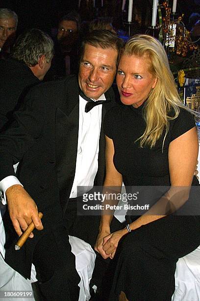 Michael Lesch, Ehefrau Christina Keiler, "Deutscher Sportpresseball 2001", Frankfurt, "Alte Oper", Ballsaal,
