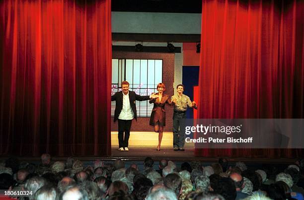 Michael Schanze, Michéle Marian, Falk Berghofer, , "Theater am Kurfürstendamm", "Miss Berlin, Deutschland, Europa", Berlin, Deutschland, Europa, ,...