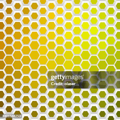 Gradient hexagon pattern fading by size Gradient hexagon pattern fading by size