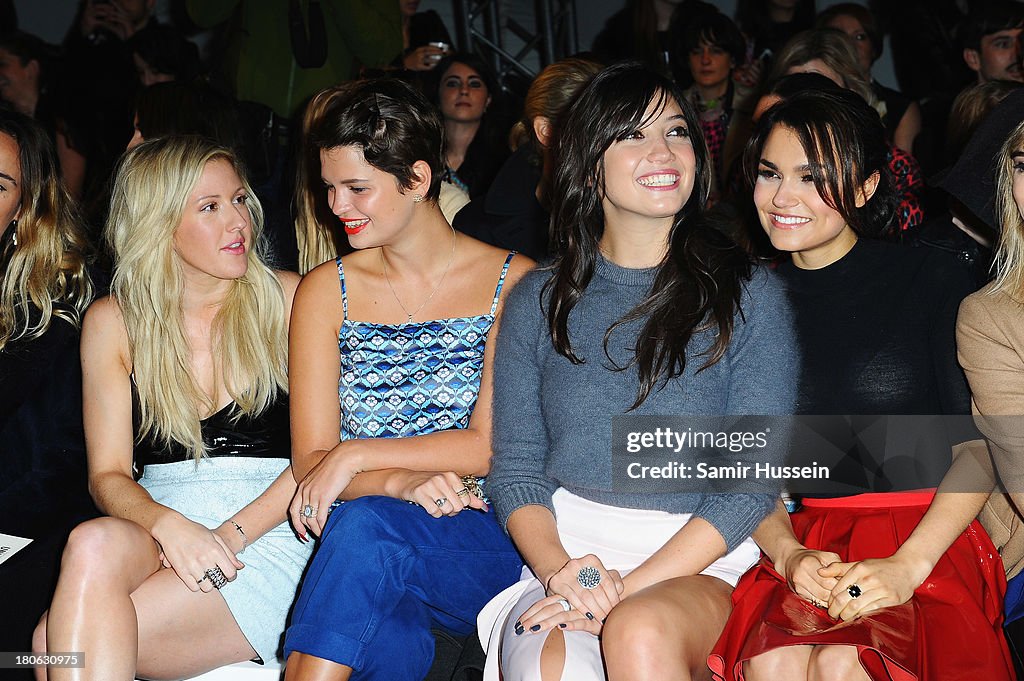 Unique - Front Row: London Fashion Week SS14