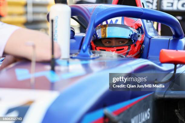 Luke Browning of Great Britain and Hitech Pulse-Eight on the grid during the Formula 3 Macau Grand Prix FIA F3 World Cup as part of the 70th Macau...