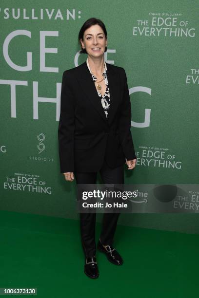 Mary McCartney arrives at the "Ronnie O'Sullivan: The Edge of Everything" Premiere at Odeon West End on November 21, 2023 in London, England.