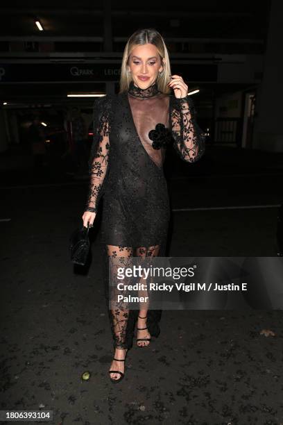 Ashley Roberts seen attending Global's Make Some Noise Night Gala at The Londoner Hotel on November 21, 2023 in London, England.