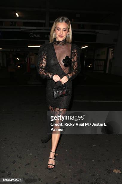 Ashley Roberts seen attending Global's Make Some Noise Night Gala at The Londoner Hotel on November 21, 2023 in London, England.
