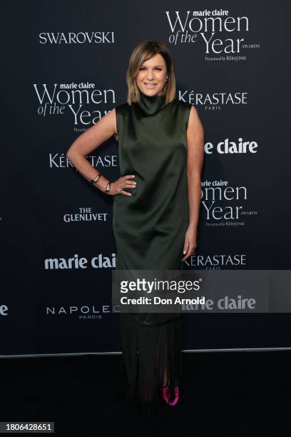 Kylie Gillies attends the Marie Claire Women of the Year Awards 2023 at Museum of Contemporary Art on November 21, 2023 in Sydney, Australia.