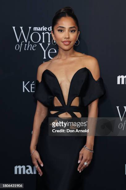 Maria Thattil attends the Marie Claire Women of the Year Awards 2023 at Museum of Contemporary Art on November 21, 2023 in Sydney, Australia.