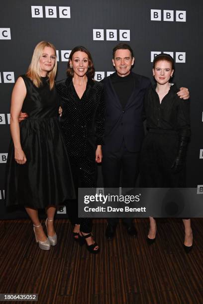 Romola Garai, Suranne Jones, Dougray Scott and Rose Leslie attend a screening of new BBC Drama "Vigil" Series 2 at BFI Southbank on November 27, 2023...