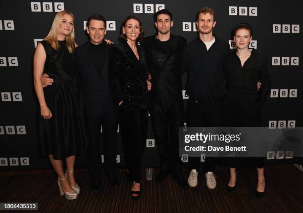 Romola Garai, Dougray Scott, Suranne Jones, Oscar Salem, Chris Jenks and Rose Leslie attend a screening of new BBC Drama "Vigil" Series 2 at BFI...