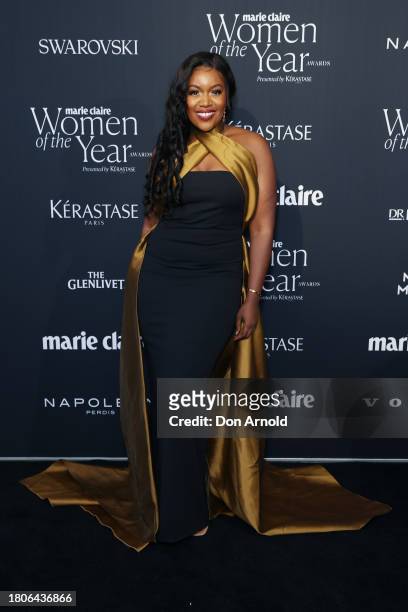 Ruva Ngwenya attends the Marie Claire Women of the Year Awards 2023 at Museum of Contemporary Art on November 21, 2023 in Sydney, Australia.