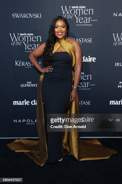 Ruva Ngwenya attends the Marie Claire Women of the Year Awards 2023 at Museum of Contemporary Art on November 21, 2023 in Sydney, Australia.