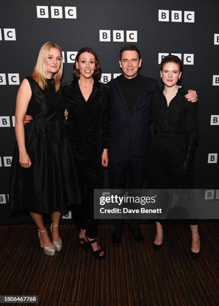 Romola Garai, Suranne Jones, Dougray Scott and Rose Leslie attend a screening of new BBC Drama "Vigil" Series 2 at BFI Southbank on November 27, 2023...