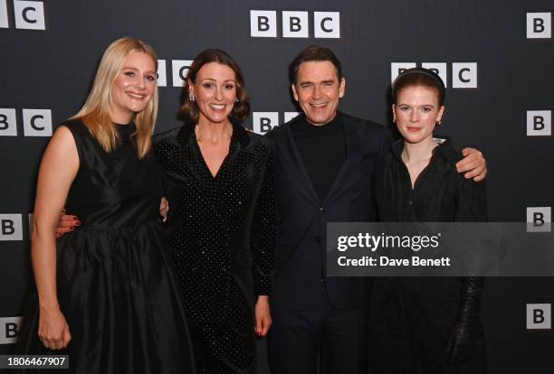 Romola Garai, Suranne Jones, Dougray Scott and Rose Leslie attend a screening of new BBC Drama "Vigil" Series 2 at BFI Southbank on November 27, 2023...