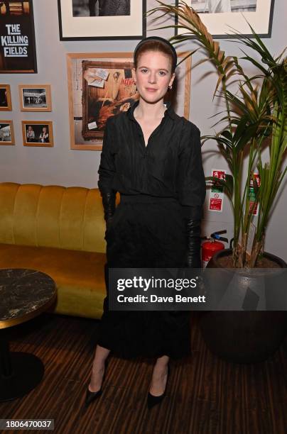 Rose Leslie attends a screening of new BBC Drama "Vigil" Series 2 at BFI Southbank on November 27, 2023 in London, England.