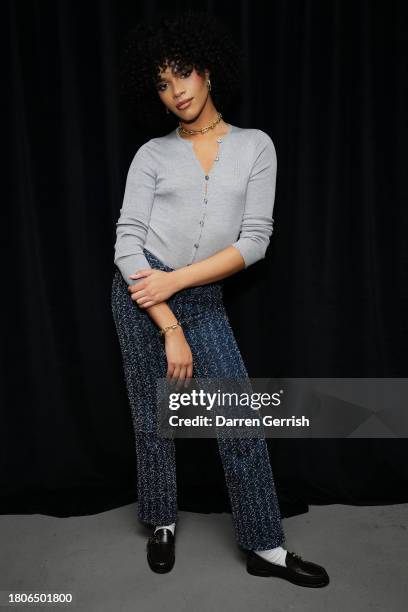 Yasmin Finney attends a special private view of Gucci Cosmos and intimate panel talk hosted by Afua Hirsch in conversation with Ronan McKenzie, Molly...