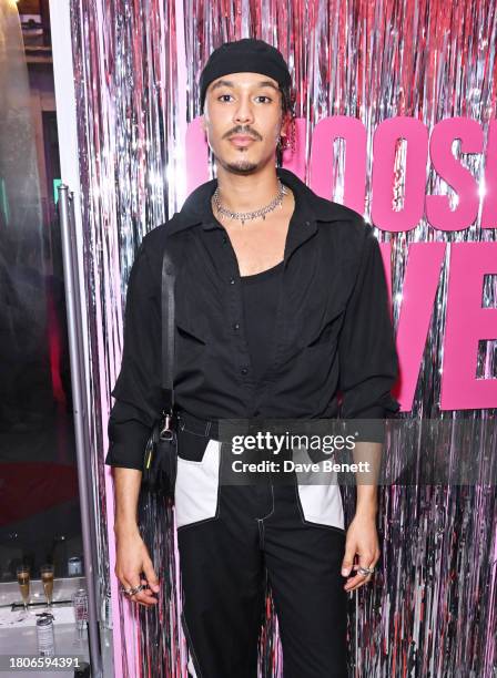 Andro Cowperthwaite attends the opening of the 2023 Choose Love pop-up shop for Help Refugees on Carnaby Street on November 21, 2023 in London,...