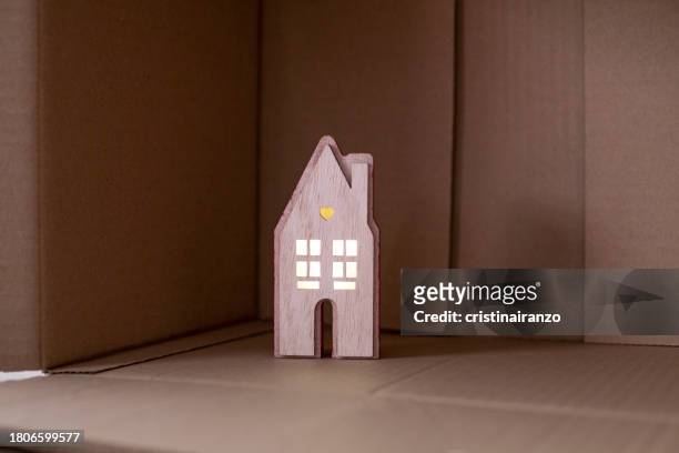 wooden house - cristinairanzo stock pictures, royalty-free photos & images