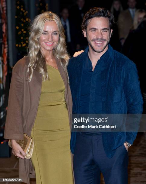 Jemma Powell and Jack Savoretti attend The Tusk Conservation Awards 2023 at The Savoy Hotel on November 27, 2023 in London, England.