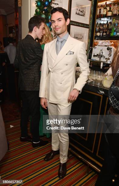 Mark-Francis Vandelli attends a party celebrating the exclusive launch of Celia Kritharioti at Harrods held at Mark's Club on November 27, 2023 in...