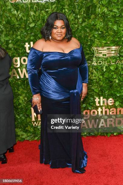 Da'Vine Joy Randolph at the 33rd Annual Gotham Awards held at Cipriani Wall Street on November 27, 2023 in New York City.