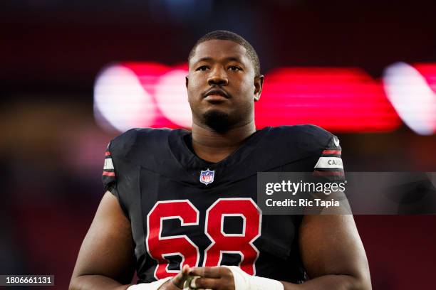 Kelvin Beachum of the Arizona Cardinals walks off the field during a game against the Los Angeles Rams at State Farm Stadium on November 26, 2023 in...