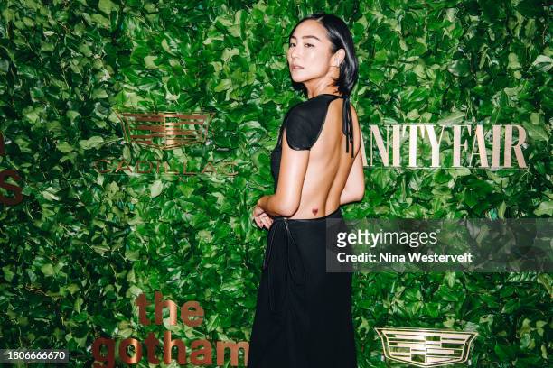 Greta Lee at the 33rd Annual Gotham Awards held at Cipriani Wall Street on November 27, 2023 in New York City.