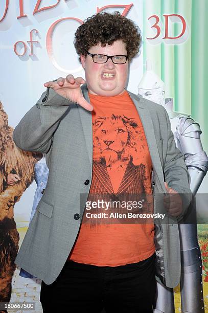 Actor Jesse Heiman arrives at the world premiere of "The Wizard Of Oz 3D" and grand opening of the new TCL Chinese Theatre IMAX at TCL Chinese...