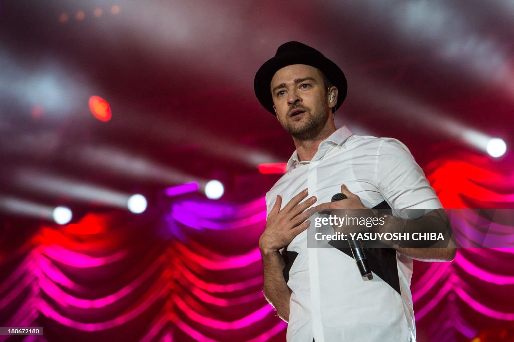 BRAZIL-MUSIC-ROCK IN RIO-TIMBERLAKE